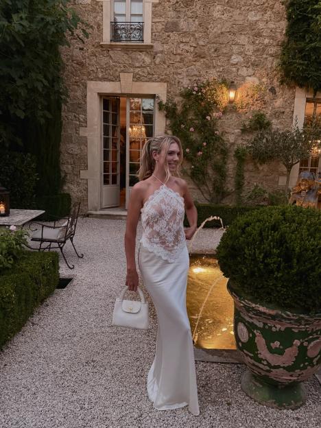 Katie Boulter Dazzles in Sheer Dress During Romantic Italian Honeymoon with Tennis Star Alex de Minaur