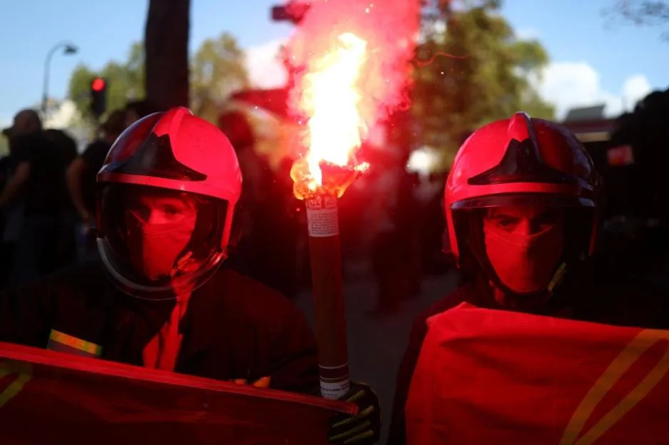 Public sector protests in France