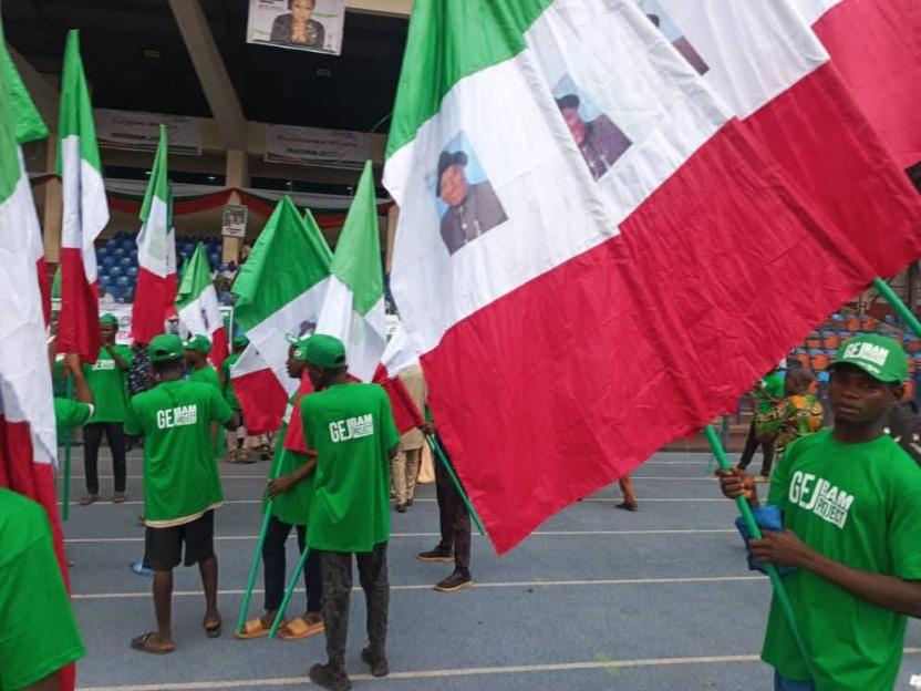 2027: Jonathan's Supporters Take Over PDP Convention, Elevate Bala Mohammed as Vice [PHOTOS]