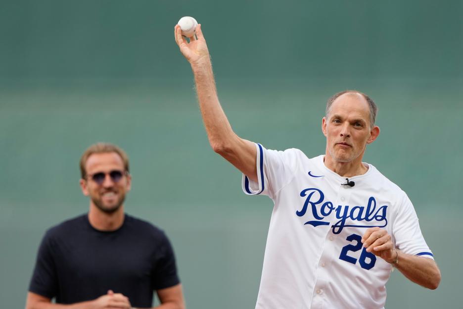 Thomas Tuchel Kicks Off MLB Game with First Pitch as England Stars Receive Special Jerseys