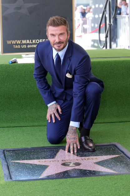 BESTPIX: David Beckham Honored With Star On Hollywood Walk Of Fame