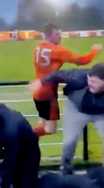 Non-League Footballer Goes Full Eric Cantona After Rival Fans Target His Mum