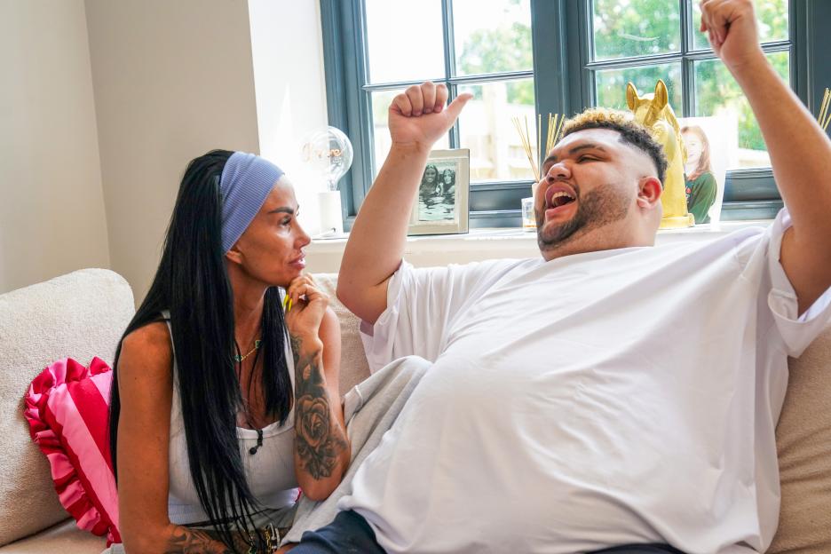 Katie Price and son Harvey