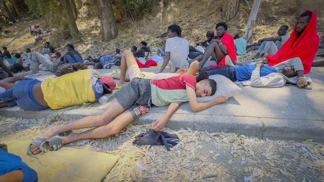 Migrant crisis in Cueta