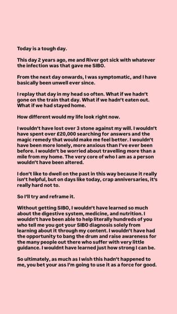 Two-year anniversary of health battle