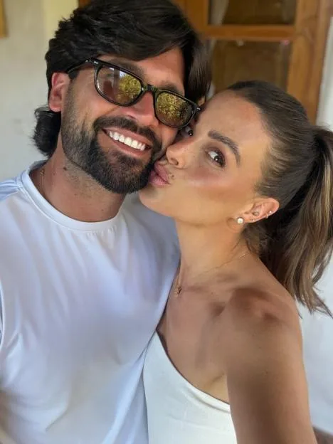 Towie’s Chloe Lewis kisses boyfriend Dan Edgar as she shares loved up snaps holiday to Ibiza