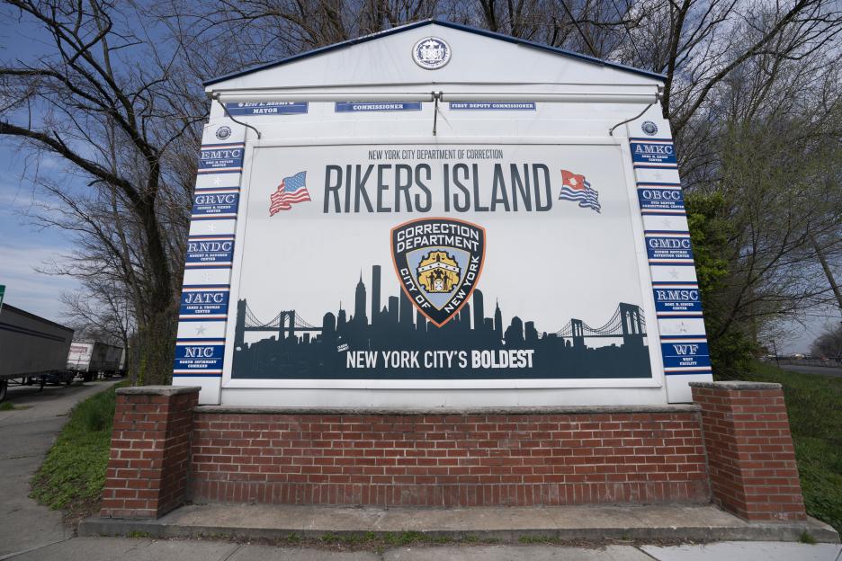 US-NEWS-NYC-RIKERS-ISLAND-JAIL-NY