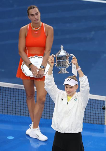 Tennis 2026: US Open: Women's Final: RYBAKINA 6-4, 5-7, 6-2 SABALENKA, New York, USA - 12 Sep 2026
