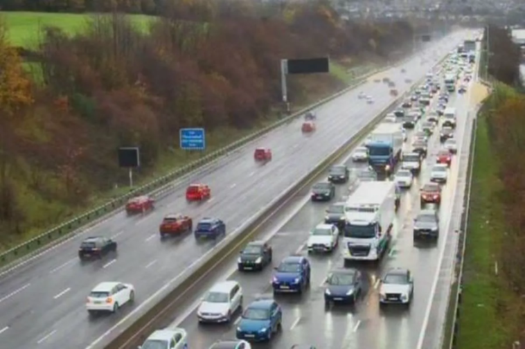M1 Pile-Up Causes Two-Hour Delays and Lane Closures as Air Ambulance Responds to Incident