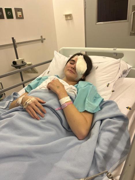 I lost my eye due to a rare cancer  I felt sick to my stomach when I looked in the mirror after surgery