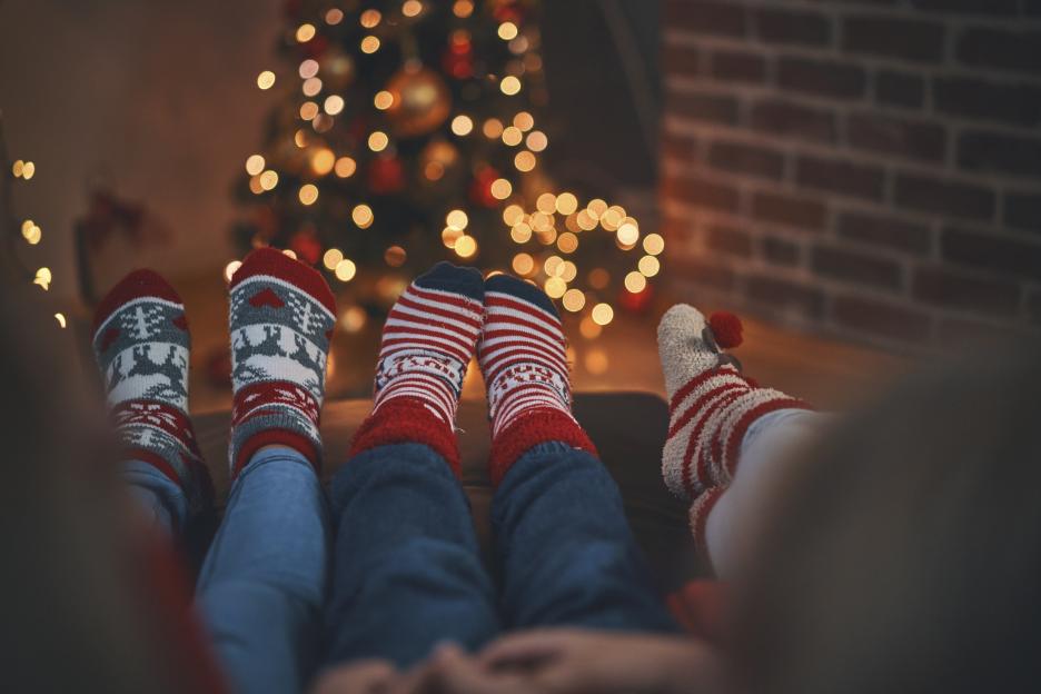 Telling Stories in a Cozy Christmas Atmosphere