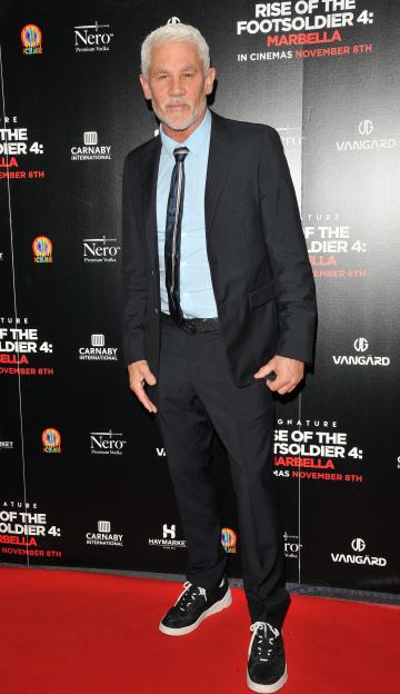 Wayne Lineker at the "Rise of the Footsoldier: Marbella" film premiere.