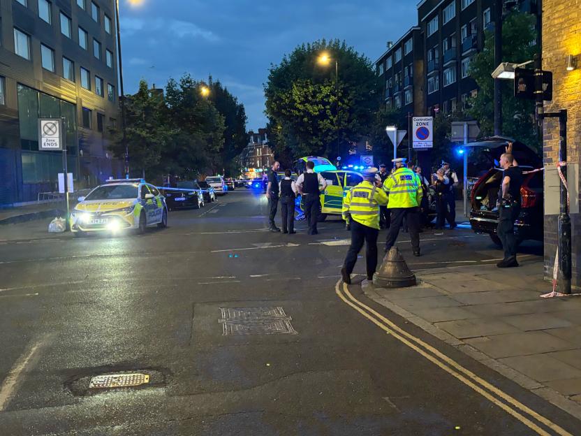 Cyclist in His 30s Fights for Life After Collision with Unmarked Police Car, Investigation Underway