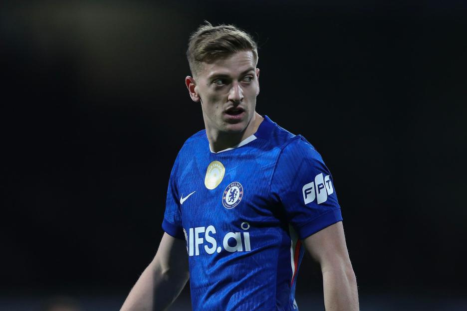 Wrexham, UK. 07th Mar, 2026. Liam Delap of Chelsea looks on. Emirates FA Cup 5th round match, Wrexham v Chelsea at SToK Cae Ras in Wrexham, Wales on Saturday 7th March 2026. this image may only be used for Editorial purposes. Editorial use only, .pic