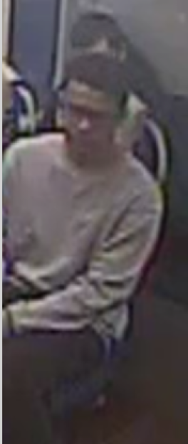 CCTV image of a man wanted in connection with a sexual assault.