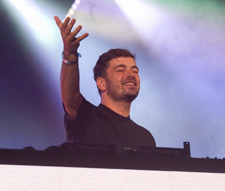 Martin Garrix performing at Spotify Beach during Cannes Lions.