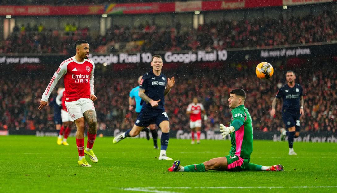 Arsenal v Wigan Athletic, Emirates FA Cup, Fourth Round, Football, Emirates Stadium, London, UK - 15 Feb 2026