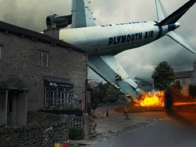 Emmerdale plane crash.