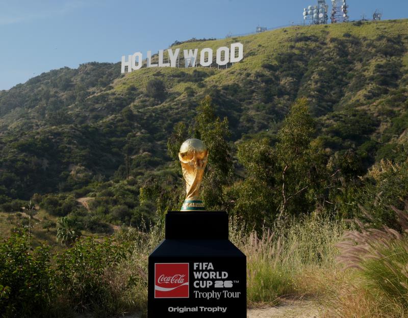 FIFA World Cup Trophy Tour by Coca-Cola - Hollywood Sign