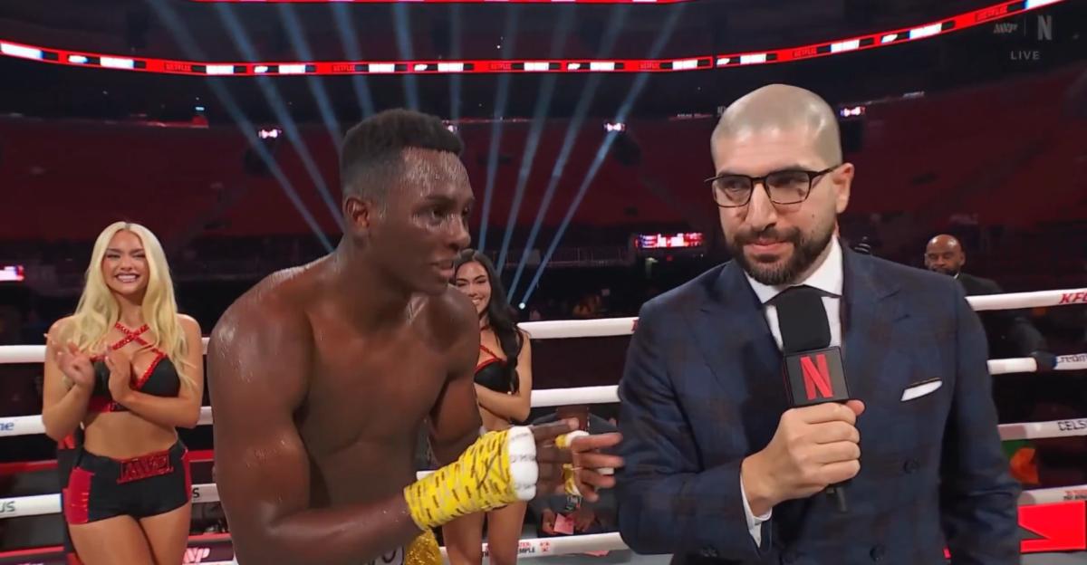 Shocking Moment: Fighter's Live Interview Gets Cut on Netflix During Jake Paul vs. Anthony Joshua Undercard