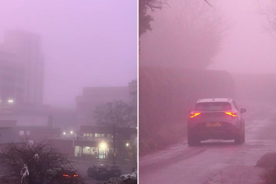 Mystifying Pink Fog Envelops Britain, Leaving Residents Puzzled – Can You Guess Its Cause?