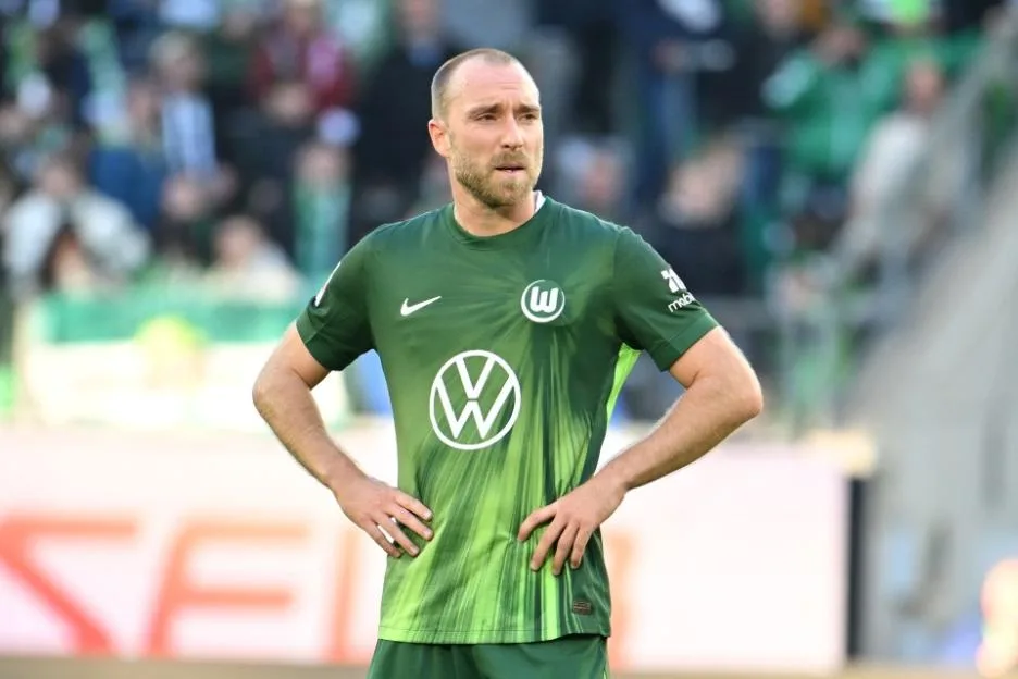 Christian Eriksen, 34, has Wolfsburg contract terminated nine months early having not played since collapsing on pitch