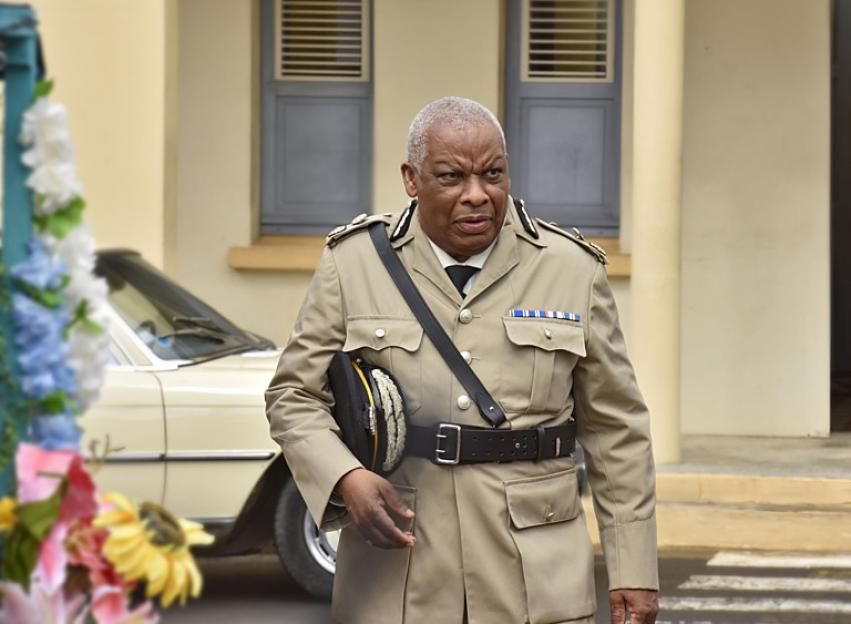 Don Warrington as Selwyn Patterson from Death in Paradise Christmas Special.