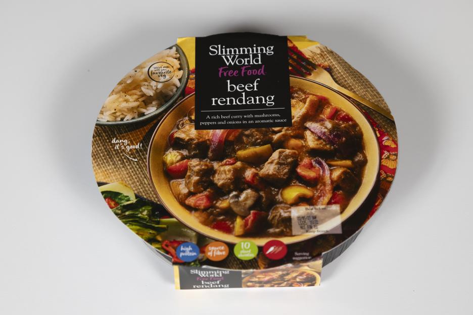 Slimming World Free Food beef rendang ready meal.