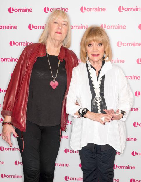 Jo Wood and Honey Bird at the 'Lorraine' TV show.