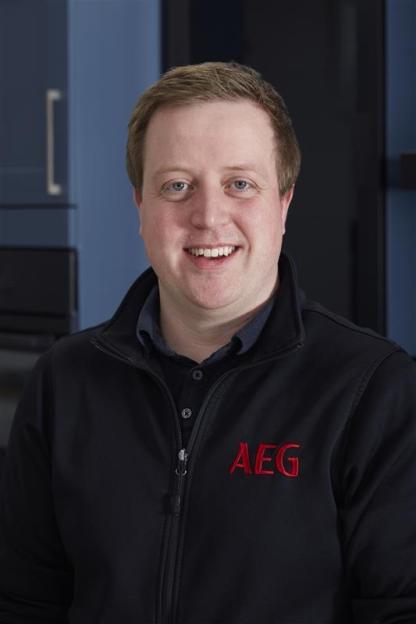 Michael Forbes, Appliance Expert at AEG, smiling.