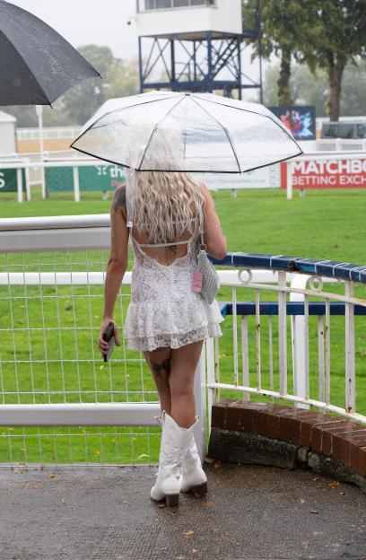 Seasonal Weather, Heavy Rain, Royal Windsor Racecourse, Windsor, Berkshire, UK - 29 Aug 2026