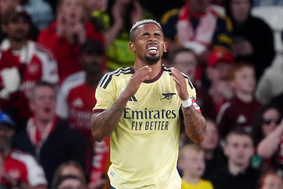 Arsenal's Gabriel Jesus Targeted by Napoli as Potential Replacement for Romelu Lukaku