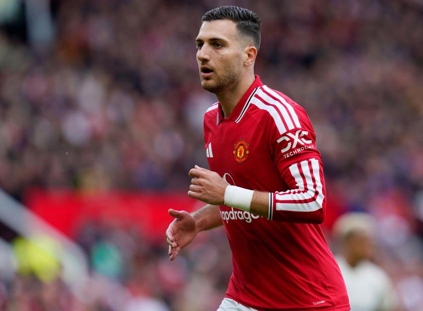 Manchester, UK. 17th May, 2026. Diogo Dalot of Manchester United during the Manchester United vs Nottingham Forest Premier League match at Old Trafford, Manchester. Picture credit should read: Andrew Yates/Sportimage Credit: Sportimage Ltd/Alamy Live