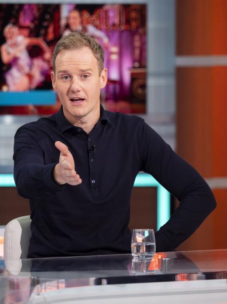 Dan Walker speaking on the "Good Morning Britain" TV show.
