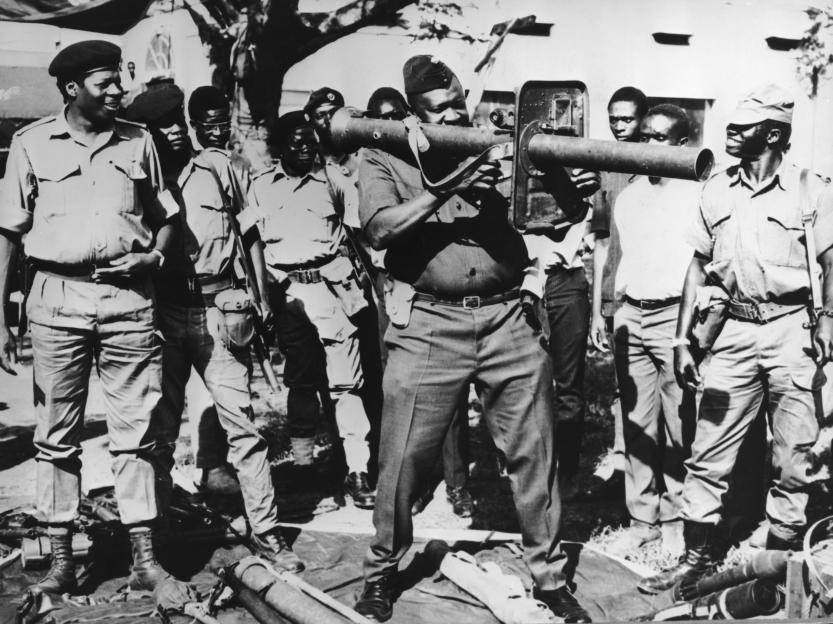 Idi Amin At The Front