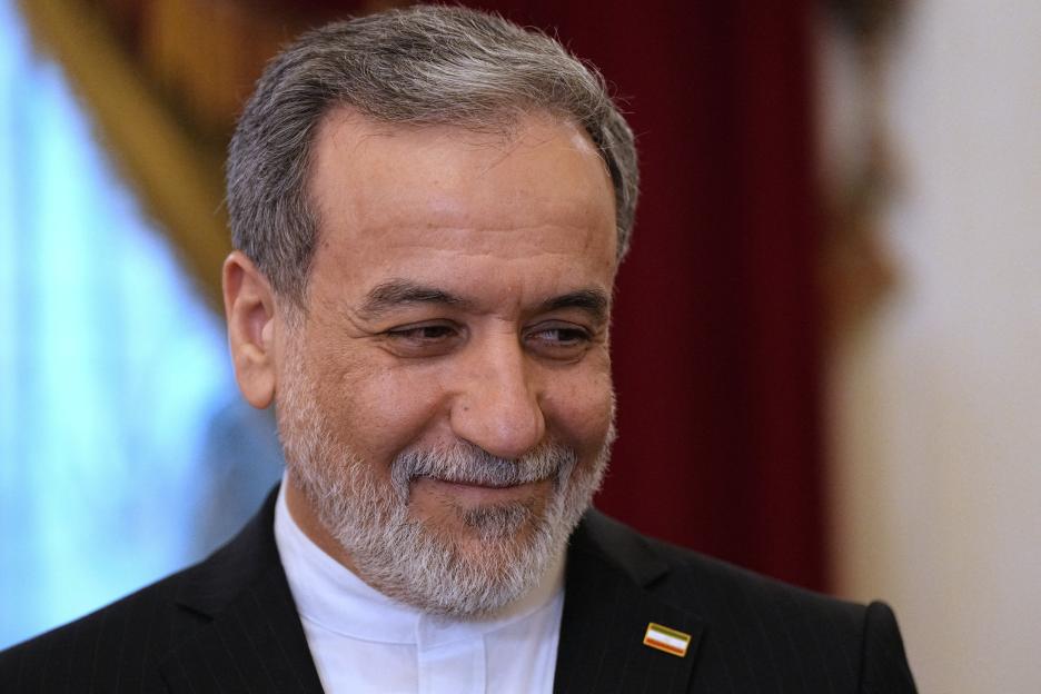 Russian President Vladimir Putin meets with Iranian Foreign Minister Abbas Araqchi in Saint Petersburg