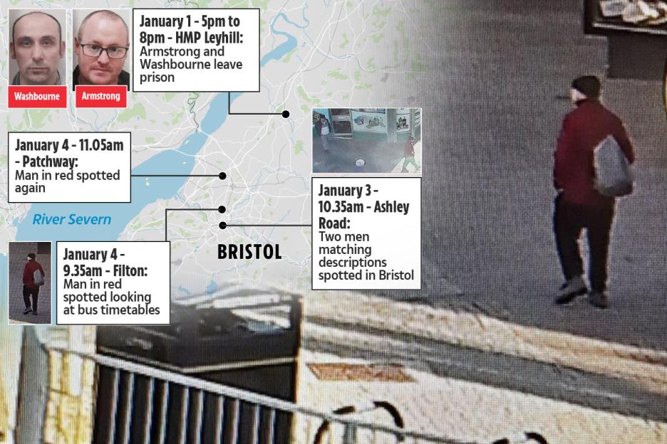 'Fresh Leads Emerge in Manhunt for Escaped Murderer: New Sightings, Search Map, and CCTV Footage Released'