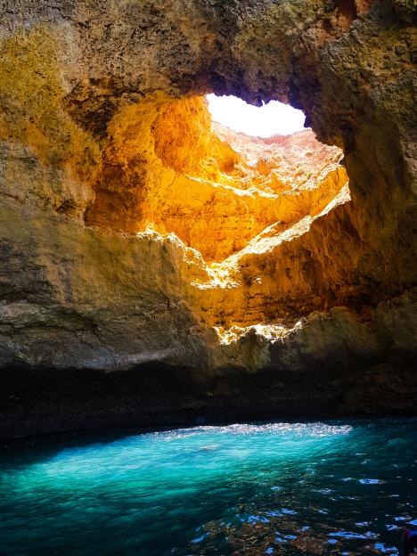Benagil Sea Caves in Algarve Region