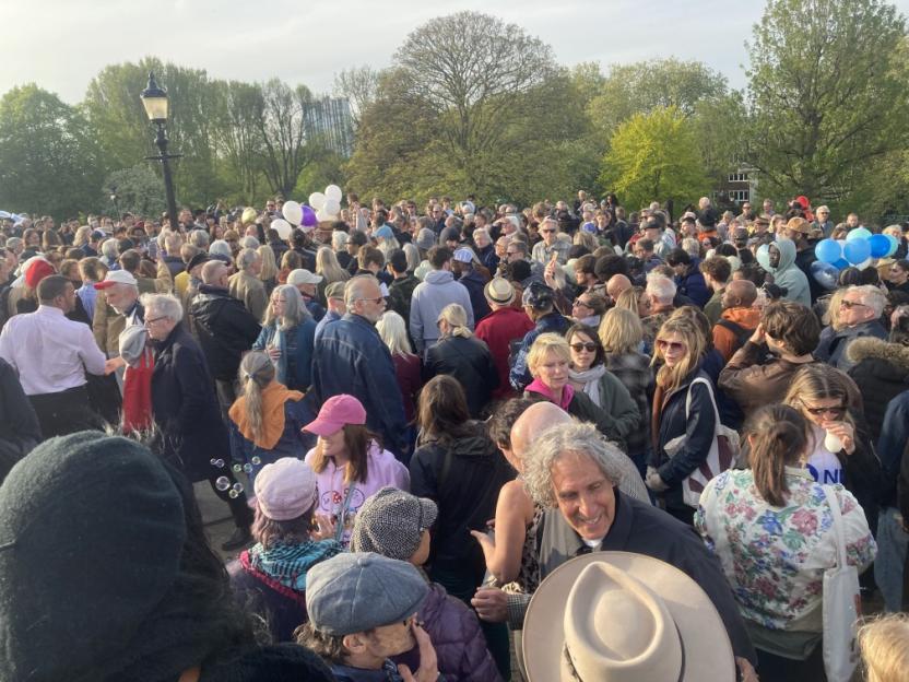 Madness Frontman Suggs Performs at Vigil for 21-Year-Old Student Stabbed to Death at London Beauty Spot