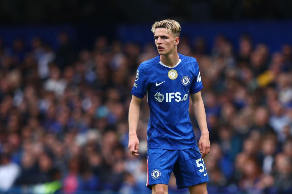 LONDON, UK - 4th May 2026: Jesse Derry of Chelsea during the Premier League match between Chelsea FC and Nottingham Forest FC at Stamford Bridge (Credit: Craig Mercer/ Alamy Live News)
