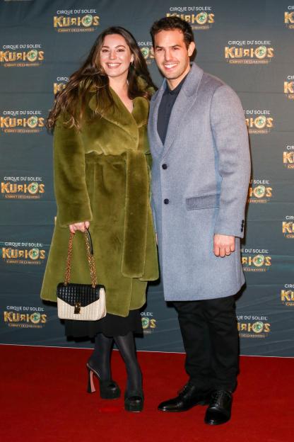 Kelly Brook and Jeremy Parisi at the European Premiere of Cirque du Soleil's "Kurios: Cabinet Of Curiosities."