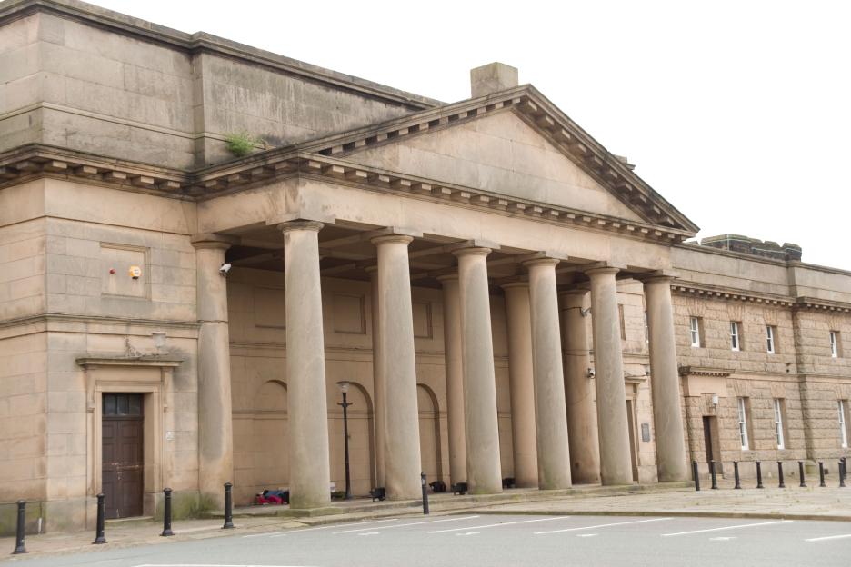 Chester Crown Court Building in Chester, England