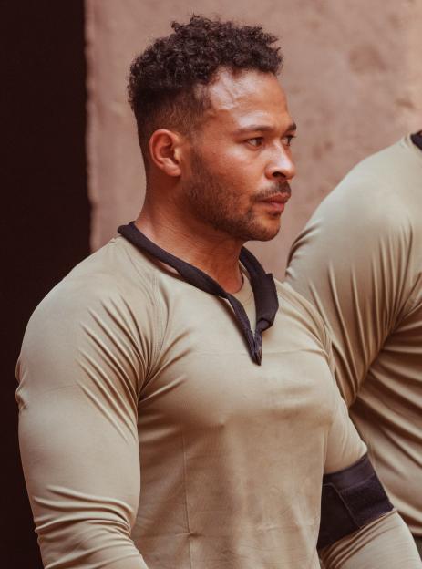 Dani Dyer, Cole Anderson-James, and Ben Cohen lined up during Milling.