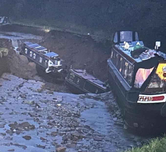 Emergency Declared as Massive Sinkhole Devours Canal!