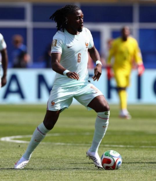 Manu Kone of France in action during the FIFA World Cup 2026 quarter-final.