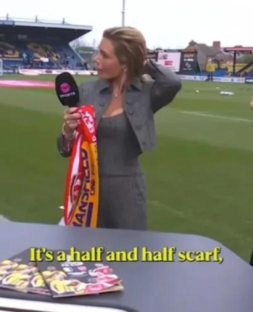 'Glamorous Mansfield Owner Avoids Major Football Faux Pas Live on TV – 'You Lose Credibility!''