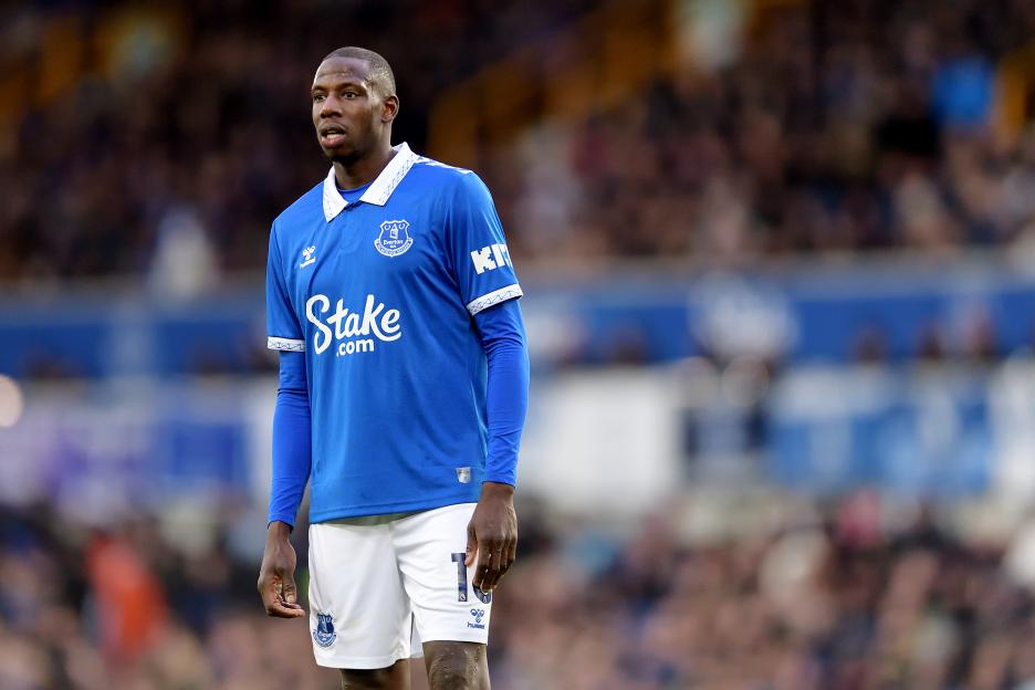 Abdoulaye Doucoure of Everton during a Premier League match.