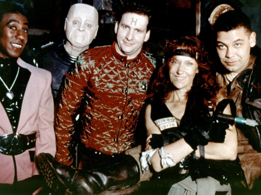 JULES,LLEWELLYN,BARRIE,DOBSON,CHARLES, RED DWARF, 1988,