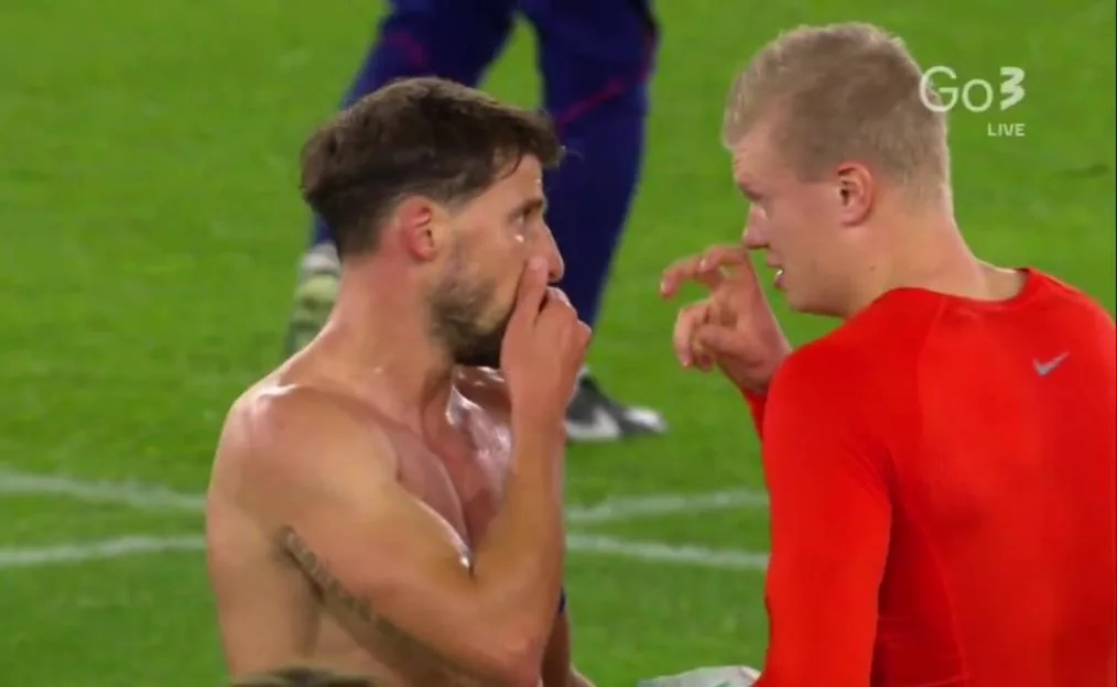 Man City fans say ‘we are cooked’ as worrying video emerges of Haaland and Dias chatting after bombshell verdict