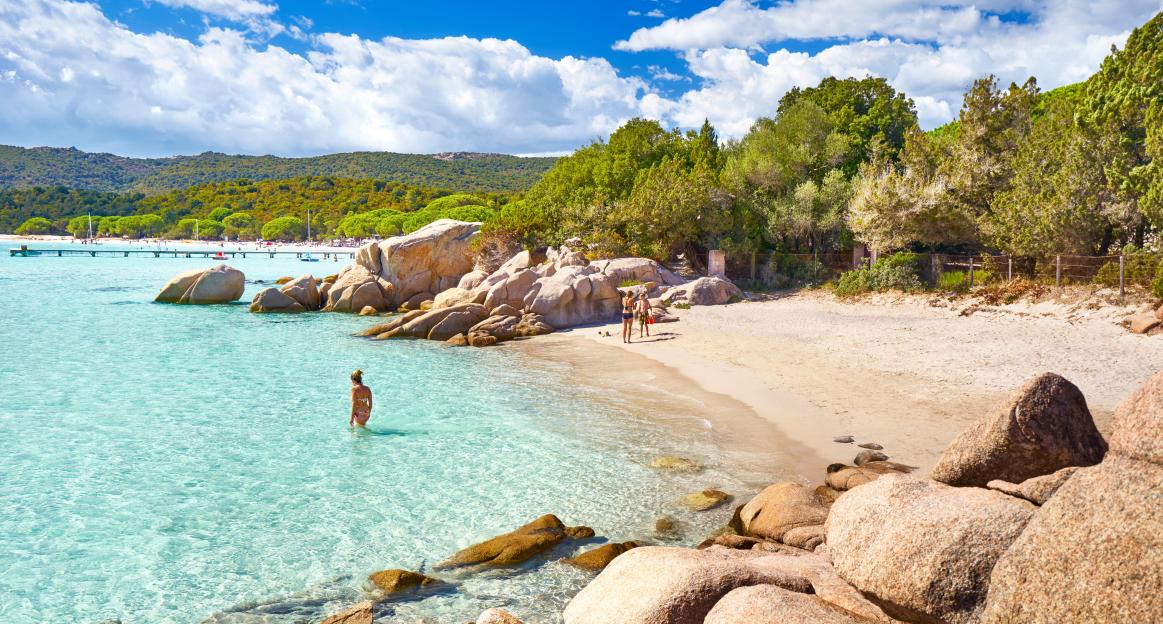 FADEXX Corsica - Santa Giulia Beach, Porto-Vecchio, East Coast of Corsica Island, France Copyright: Alamy